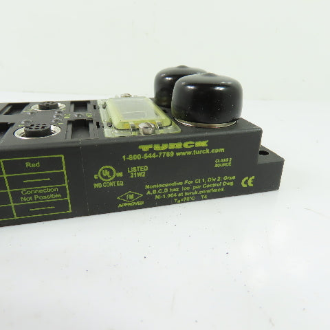 Turck F0077 FDNL-S1600-T 16-Port DeviceNet I/O Block 11-26VDC NEW