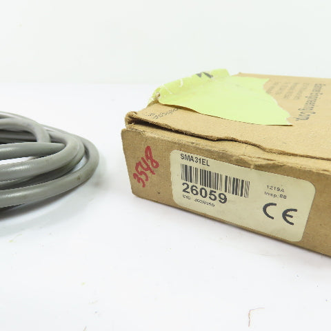 Banner 26059 SMA31EL Mini-Beam Photoelectric Emitter Sensor 24-240VAC NEW
