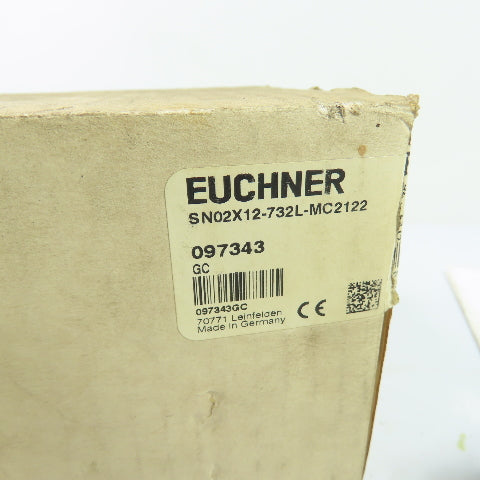 Euchner 097343 SN02X12-732L-MC2122 12mm Inductive Proximity Limit Switch 24VDC
