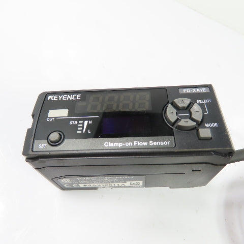 Keyence FD-XA1E Clamp-on Flow Sensor Amplifier Controller 20-30VDC