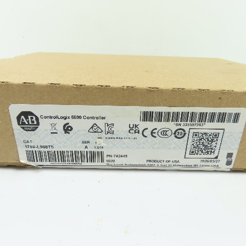 Allen-Bradley PN-7242449 1756-L908TS ControlLogix 5590 Controller Factory Sealed