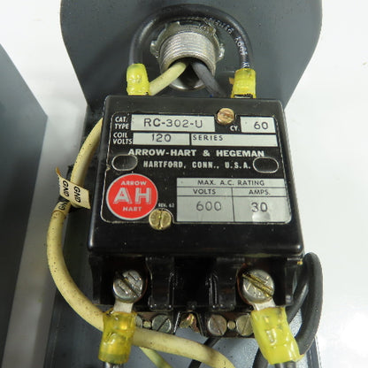 Arrow-Hart & Hegeman RC-302-U Relay Enclosure 120V Coil 600V 30A