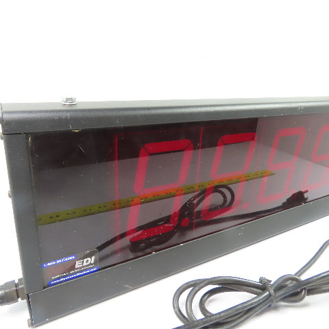 EDI ED406-110-4D-N1 4-Digit LED Digital Counter Display 120VAC 1Ph