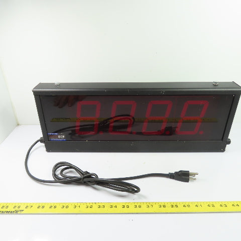 EDI ED406-110-4D-N1 4-Digit LED Digital Counter Display 120VAC 1Ph
