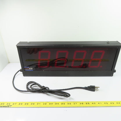 EDI ED406-110-4D-N1 4-Digit LED Digital Counter Display 120VAC 1Ph