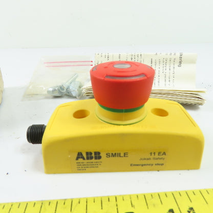 ABB 2TLA030051R0000 SMILE 11 EA Twist-Release Emergency Stop Pushbutton 24VDC