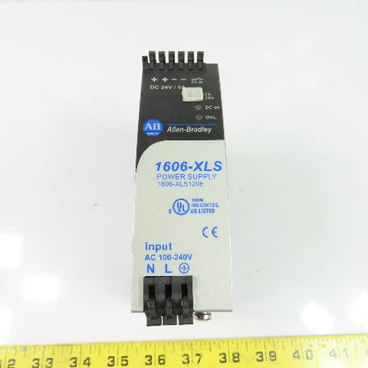 Allen-Bradley 1606-XLS120E Ser A 24V DC Power Supply 100-240V Input