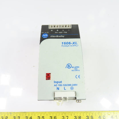 Allen-Bradley 1606-XL120D 24V DC 5A Power Supply 1PH 100-120/200-240VAC Input