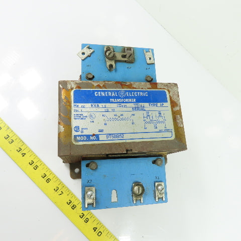 General Electric 9T58B52 1KVA 240/480V Pri110/120V Sec Control Transformer 1Ph