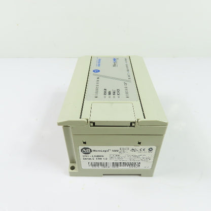 Allen-Bradley 1761-L16BWA Ser E FRN 1.0 MicroLogix 1000 Controller 24V DC