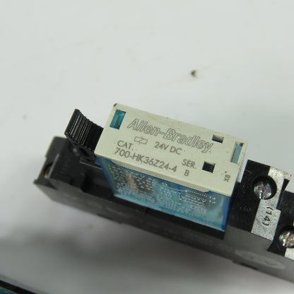 Allen-Bradley 700-HK36Z24-4 Ice Cube Relay 16A 277VAC w/700-HN121 24VDC Coil L/2