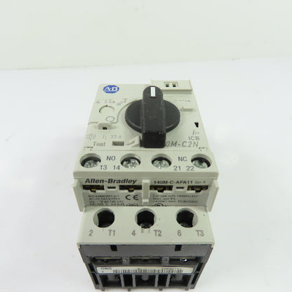 Allen-Bradley 140M-C2N-B25 2.5A 3-Pole Motor Protector Circuit Breaker 600VAC