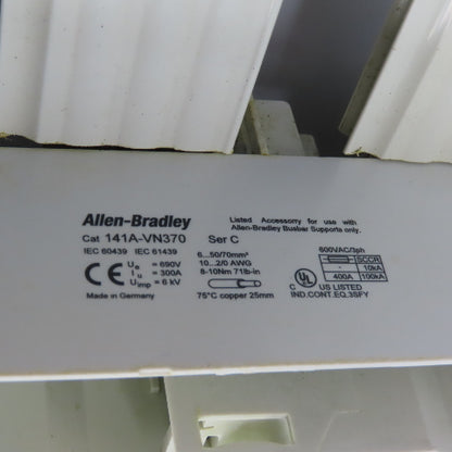 Allen-Bradley IEC Busbar Mounting System w/(5) 141A-GS45*25 690V