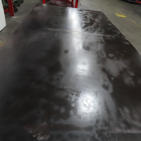 NEW 96"x 48"x 34"H - 1/2" Top Steel Top Rolling Work Bench Welding Table W/Shelf