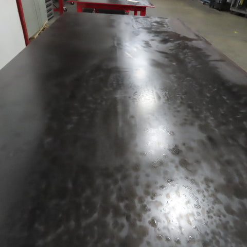 NEW 96"x 48"x 34"H - 1/2" Top Steel Top Rolling Work Bench Welding Table W/Shelf