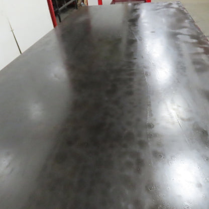 NEW 96"x 48"x 34"H - 1/2" Top Steel Top Rolling Work Bench Welding Table W/Shelf