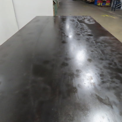 NEW 96"x 48"x 34"H - 1/2" Top Steel Top Rolling Work Bench Welding Table W/Shelf