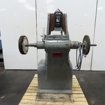 Hammond 12510 3Ph 230/460V Double End Polishing & Buffing Lathe Jack 3HP