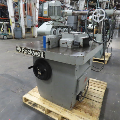 Rockwell-Invicta RS-15 5Hp 5-Speed Wood Shaper w/ Holz Power Feeder 220/460V 3Ph