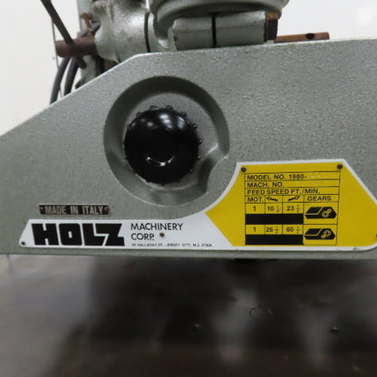 Rockwell-Invicta RS-15 5Hp 5-Speed Wood Shaper w/ Holz Power Feeder 220/460V 3Ph