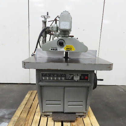 Rockwell-Invicta RS-15 5Hp 5-Speed Wood Shaper w/ Holz Power Feeder 220/460V 3Ph