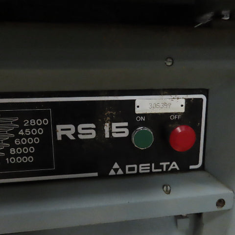 Delta Invicta 43780 RS 15 7.5Hp 5-Speed Wood Shaper w/Holz Power Feeder 220/460V