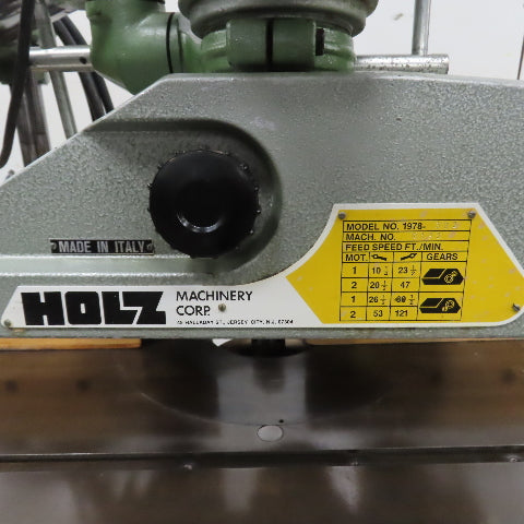Delta Invicta 43780 RS 15 7.5Hp 5-Speed Wood Shaper w/Holz Power Feeder 220/460V
