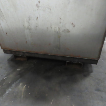 44.5 x 35.5 x 34" 180 Gallon Stainless Steel Reservoir Liquid Storage Dip Tank