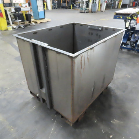 44.5 x 35.5 x 34" 180 Gallon Stainless Steel Reservoir Liquid Storage Dip Tank