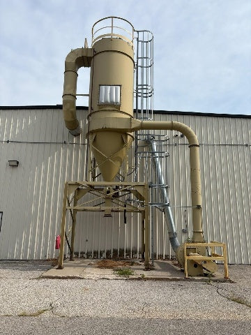 Honeyville HF15 HAL-10 25HP 7500CFM MPC Cyclone Dust Collector 3Ph W/ Airlock