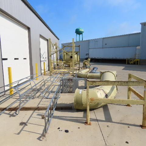 Honeyville HF15 HAL-10 25HP 7500CFM MPC Cyclone Dust Collector 3Ph W/ Airlock