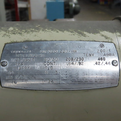 Turbo 5475-8104 Incline Chip Conveyor 52"x10" 230/460V 3Ph W/ Coolant Recovery