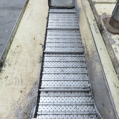 Turbo 5475-8104 Incline Chip Conveyor 52"x10" 230/460V 3Ph W/ Coolant Recovery