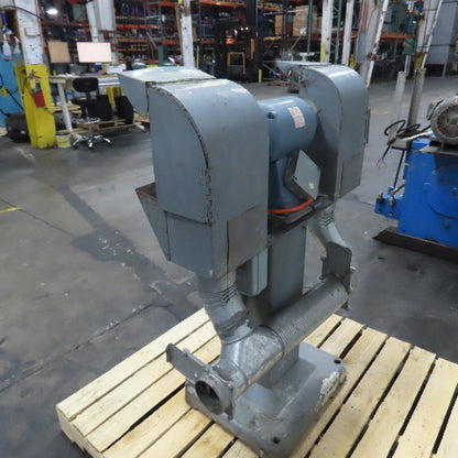 Baldor 330B 3/4HP Pedestal Buffer Grinder W/ Stand 208-230/460V 3Ph 3000/3600RPM