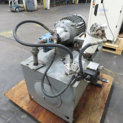 40 Gallon Hydraulic Power Unit 230/460V 3Ph W/ Parker PAVC33R23 Pump 3000PSI MAX
