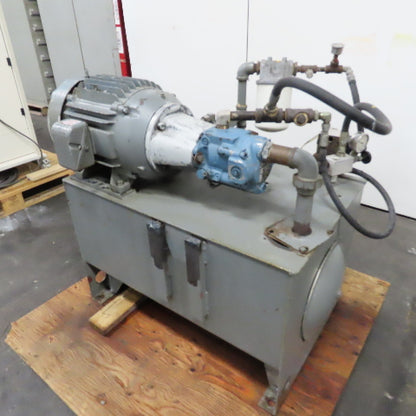 40 Gallon Hydraulic Power Unit 230/460V 3Ph W/ Parker PAVC33R23 Pump 3000PSI MAX
