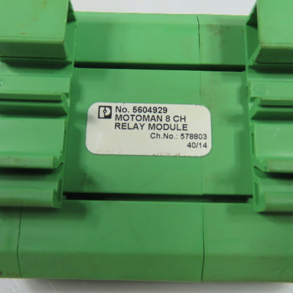 Phoenix Contact 5604929 YSF22 Motoman 8-Channel Relay Interface Module 24VDC
