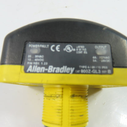 Allen-Bradley 800Z-GL3 Zero-Force Palm Safety Push Button 20-30VAC/10-40VDC SerB