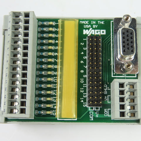 Wago 51012338 15 Pin HD D-Sub Interface Terminal Block Breakout Board