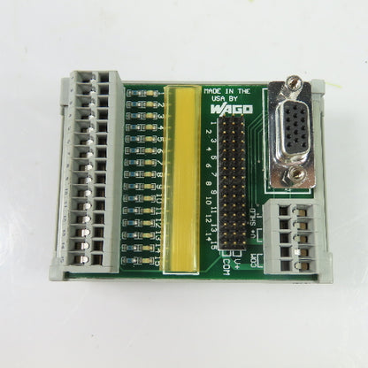 Wago 51012338 15 Pin HD D-Sub Interface Terminal Block Breakout Board