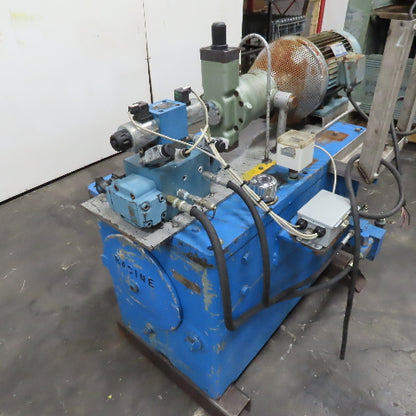 Siemens 7.5kW 220/440V 3Ph Hydraulic Power Unit 38 Gallon Tested