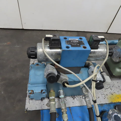 Siemens 7.5kW 220/440V 3Ph Hydraulic Power Unit 38 Gallon Tested