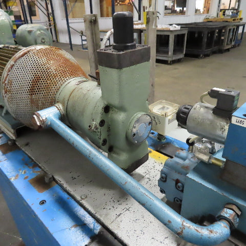 Siemens 7.5kW 220/440V 3Ph Hydraulic Power Unit 38 Gallon Tested