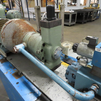 Siemens 7.5kW 220/440V 3Ph Hydraulic Power Unit 38 Gallon Tested