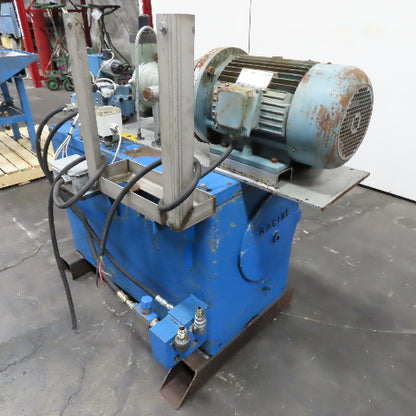 Siemens 7.5kW 220/440V 3Ph Hydraulic Power Unit 38 Gallon Tested