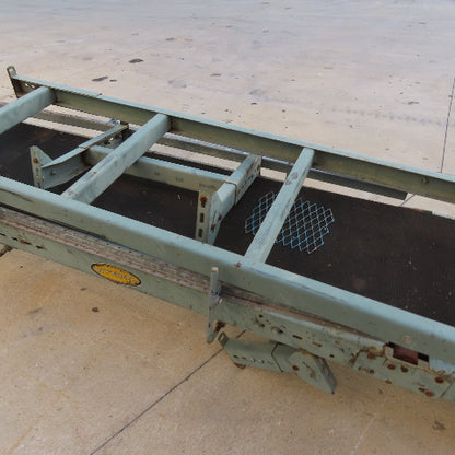 Hytrol 20" Wide x 20' Long Slide Bed Nose Off Incline Conveyor 200V 3Ph 36FPM