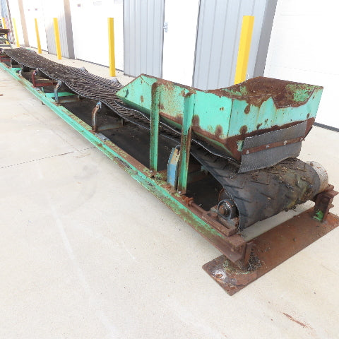 20" Wide x 29' Long Troughed Belt Conveyor 230/460V 3Ph Fast Moving 89FPM