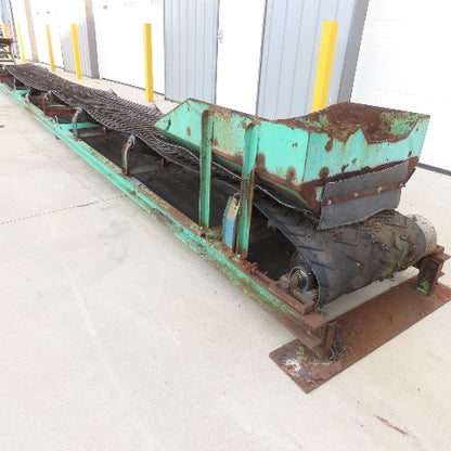 20" Wide x 29' Long Troughed Belt Conveyor 230/460V 3Ph Fast Moving 89FPM