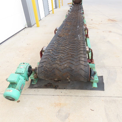 20" Wide x 29' Long Troughed Belt Conveyor 230/460V 3Ph Fast Moving 89FPM