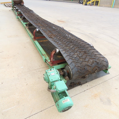 20" Wide x 29' Long Troughed Belt Conveyor 230/460V 3Ph Fast Moving 89FPM